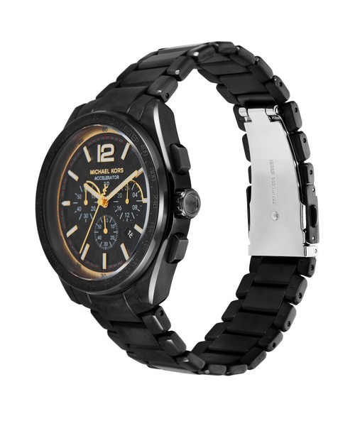 MICHAEL KORS(マイケルコース)の「マイケル・コース 腕時計 メンズ アナログ ステンレス MK9179(アナログ腕時計・メンズ・ブラック・FREE)」の4枚目の写真