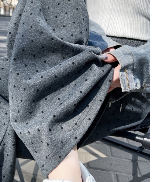 ampm（エーエムピーエム）の「※【ampm】ドット柄レースベルト付きスウェットパンツ（スウェットパンツ・レディース・ブラック/グレー・FREE）」の20枚目の写真