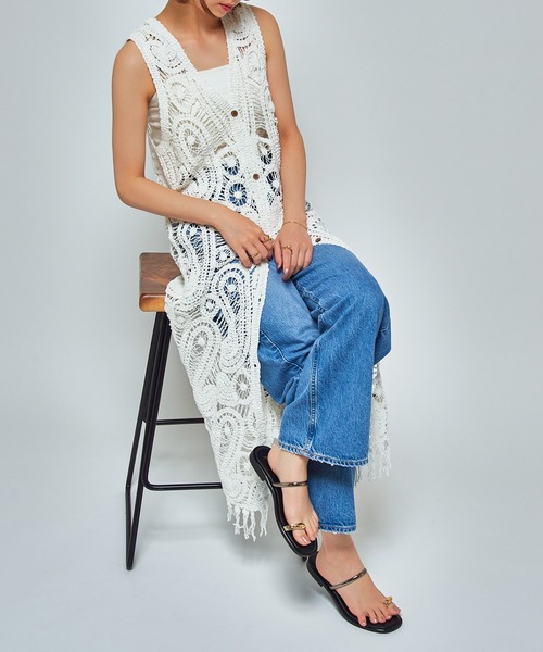 NICOLAS LAINAS（ニコラスライナス）の「【NICOLAS LAINAS】メタルレザーフラットサンダル C313LT（サンダル・レディース・ブラック系その他2/ブラック/ベージュ・37/36/39/38）」の8枚目の写真