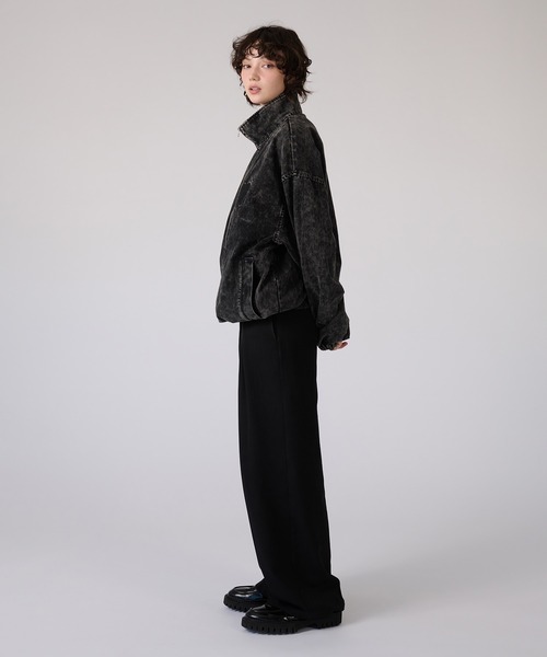 ONCILY（オンシェリー）の「VINTAGE-LIKE STAND NECK BLOUSON / ヴィンテージライクスタンドネックブルゾン（ブルゾン・メンズ・ブラック/ネイビー・MEDIUM/LARGE）」の11枚目の写真