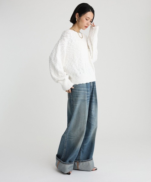 BABYLONE(バビロン)の「【HAIKURE】CANDYデニム(デニムパンツ・レディース・ブルー・25/24/26)」の19枚目の写真