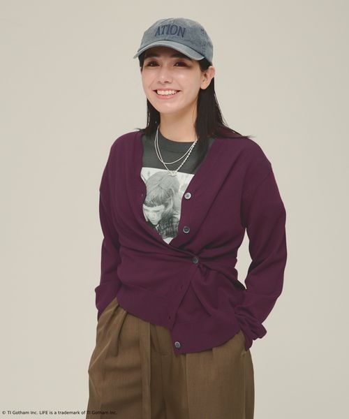 eL（エル）の「【eL】Vintage Logo Cap/288134（キャップ・レディース・アイボリー/カーキ系/ネイビー系・FREE）」の10枚目の写真