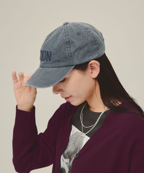 eL（エル）の「【eL】Vintage Logo Cap/288134（キャップ・レディース・アイボリー/カーキ系/ネイビー系・FREE）」の11枚目の写真