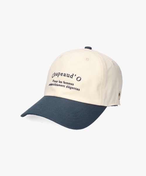 Chapeau d' O(シャポードオー)の「Chapeau d' O Canvas Arch Logo Cap / シャポードオー(キャップ・レディース・ライトブルー/ホワイト/ピンク/ネイビー/ホワイト×ネイビー・FREE)」の13枚目の写真