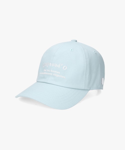 Chapeau d' O(シャポードオー)の「Chapeau d' O Canvas Arch Logo Cap / シャポードオー(キャップ・レディース・ライトブルー/ホワイト/ピンク/ネイビー/ホワイト×ネイビー・FREE)」の15枚目の写真