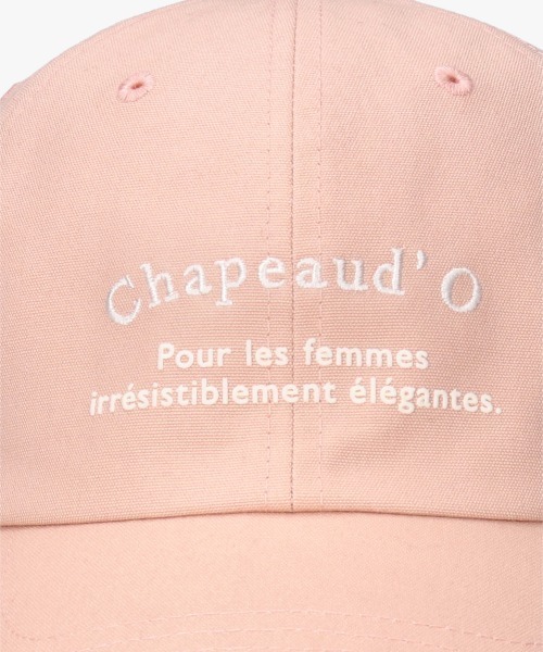 セール】Chapeau d' O Canvas Arch Logo Cap / シャポードオー
