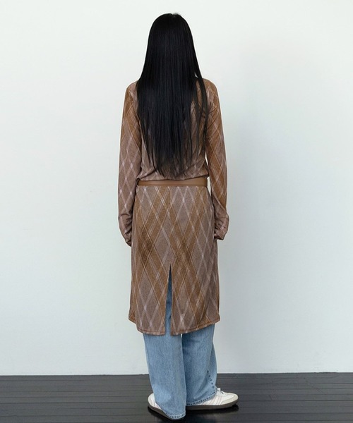 ALAND（エーランド）の「3.3 Field Trip／シアーチェックワンピース（ワンピース・レディース・ピンク/ライトブルー・FREE）」の14枚目の写真