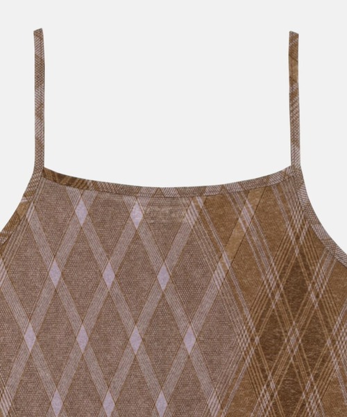 ALAND（エーランド）の「3.3 Field Trip／シアーチェックワンピース（ワンピース・レディース・ピンク/ライトブルー・FREE）」の9枚目の写真