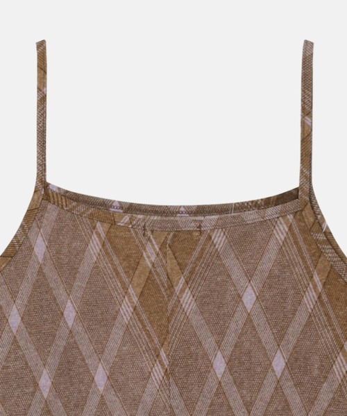 ALAND（エーランド）の「3.3 Field Trip／シアーチェックワンピース（ワンピース・レディース・ピンク/ライトブルー・FREE）」の3枚目の写真