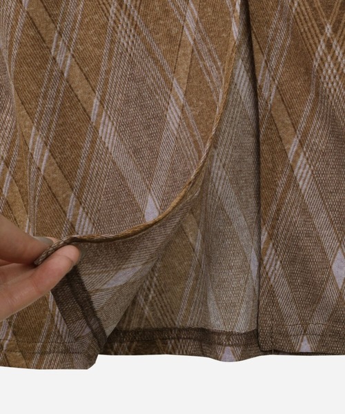 ALAND（エーランド）の「3.3 Field Trip／シアーチェックワンピース（ワンピース・レディース・ピンク/ライトブルー・FREE）」の5枚目の写真