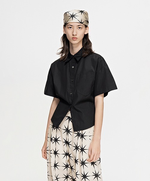 ブラウス シャツ Sculpted Elegance Shirt / エレガンス シャツ レディース セール】Sculpted Elegance Shirt / エレガンス シャツ（シャツ