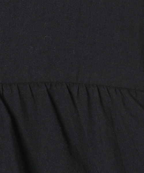 BAYFLOW（ベイフロー）の「コットンティアードチュニック（チュニック・レディース・オフホワイト/ブラック/ライトブルー・FREE）」の4枚目の写真