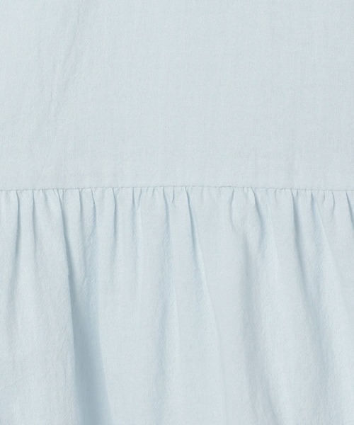 BAYFLOW（ベイフロー）の「コットンティアードチュニック（チュニック・レディース・オフホワイト/ブラック/ライトブルー・FREE）」の5枚目の写真