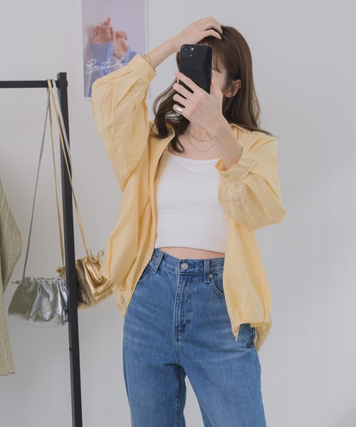 RU.TI.LE(ルチル)の「【RU.TI.LE】タックヘムシャツ(シャツ/ブラウス・レディース・ホワイト/ライトブルー/ブラック/イエロー・MEDIUM)」の17枚目の写真