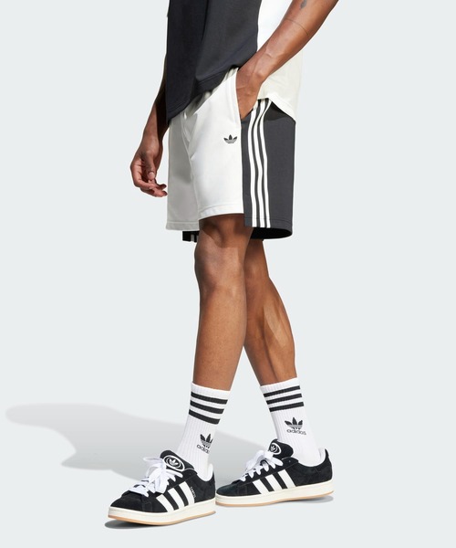 adidas パンツ アディカラー デニム ファイヤーバードショーツ