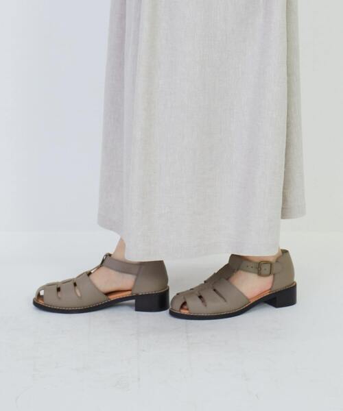 エステルリネンヘリンボーンAラインワンピース（ワンピース）｜LOISIR