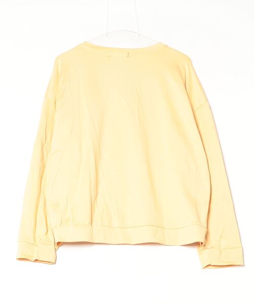 FREE STYLISTS(フリー スタイリスト)の「ゆったりサイズロングスリーブTシャツ(Tシャツ/カットソー・レディース・カーキ/パープル/マスタード/オレンジ/グリーン・FREE)」の6枚目の写真