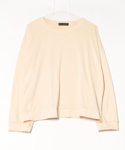 FREE STYLISTS(フリー スタイリスト)の「ゆったりサイズロングスリーブTシャツ(Tシャツ/カットソー・レディース・カーキ/パープル/マスタード/オレンジ/グリーン・FREE)」の10枚目の写真