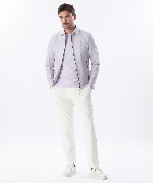 EPOCA UOMO(エポカウォモ)の「*Safari5月号掲載*クールドッツブルゾン(ブルゾン・メンズ・ライトグレー/ネイビー・46/48)」の3枚目の写真