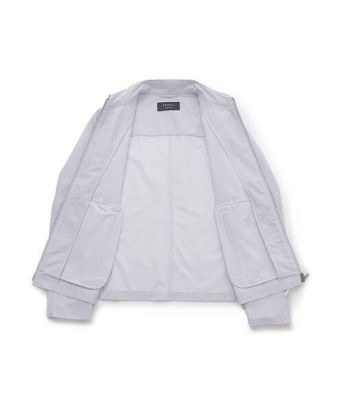 EPOCA UOMO(エポカウォモ)の「*Safari5月号掲載*クールドッツブルゾン(ブルゾン・メンズ・ライトグレー/ネイビー・46/48)」の11枚目の写真