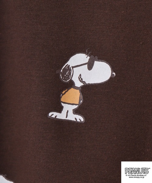 PEANUTS（ピーナッツ）の「PEANUTSランダム柄プルパーカー（パーカー・メンズ・ダークブラウン/アイボリー/ピンクベージュ・S/M/L）」の10枚目の写真