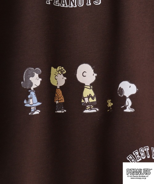 PEANUTS（ピーナッツ）の「PEANUTSランダム柄プルパーカー（パーカー・メンズ・ダークブラウン/アイボリー/ピンクベージュ・S/M/L）」の11枚目の写真