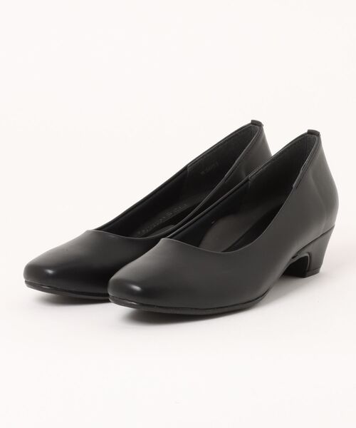 ABC-MART(エービーシーマート)の「ABC SELECT(TH) エービーシーセレクト NORMAL PPS 4 ノーマルパンプス 4 W5063 BLACK(パンプス・レディース・ブラック・23.5cm/24.0cm/24.5cm/25.0cm/22.5cm/23.0cm)」の1枚目の写真