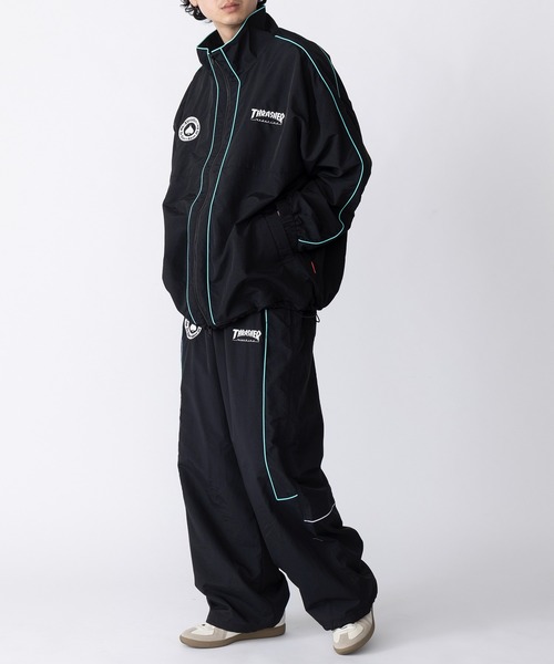 THRASHER（スラッシャー）の「【THRASHER】ナイロンタスラン パイピングブルゾン 017270（ブルゾン・メンズ・ブラック/ホワイト・M/L/LL）」の15枚目の写真