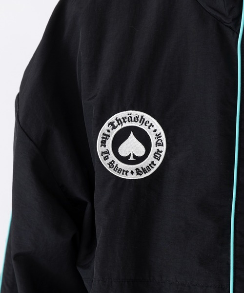 THRASHER（スラッシャー）の「【THRASHER】ナイロンタスラン パイピングブルゾン 017270（ブルゾン・メンズ・ブラック/ホワイト・M/L/LL）」の19枚目の写真