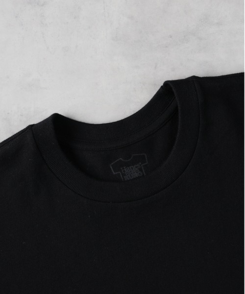 HANES（ヘインズ）の「【HANES】「KURO」クルーネックTシャツ（Tシャツ/カットソー・メンズ・ブラック・L/M/S/XL）」の5枚目の写真
