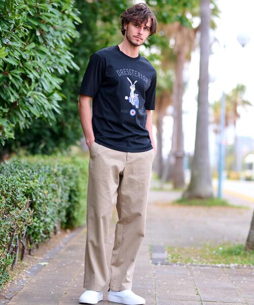 DRESSTERIOR（ドレステリア）の「【接触冷感/抗菌防臭/消臭】ICE CLEAR COTTON ロンドンラビットTシャツ（Tシャツ/カットソー・メンズ・ブラック/ライトブルー/ホワイト/ライトイエロー系・90/91/92/94）」の22枚目の写真