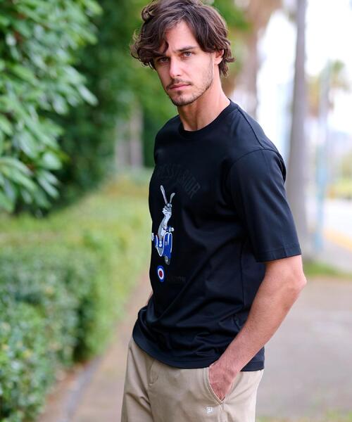 DRESSTERIOR（ドレステリア）の「【接触冷感/抗菌防臭/消臭】ICE CLEAR COTTON ロンドンラビットTシャツ（Tシャツ/カットソー・メンズ・ブラック/ライトブルー/ホワイト/ライトイエロー系・90/91/92/94）」の20枚目の写真