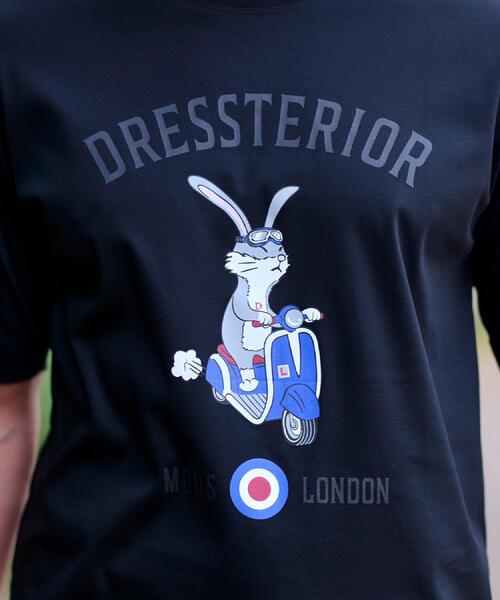 DRESSTERIOR（ドレステリア）の「【接触冷感/抗菌防臭/消臭】ICE CLEAR COTTON ロンドンラビットTシャツ（Tシャツ/カットソー・メンズ・ブラック/ライトブルー/ホワイト/ライトイエロー系・90/91/92/94）」の18枚目の写真