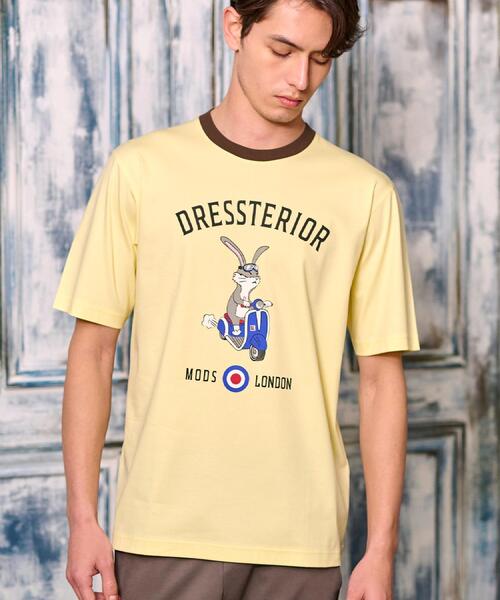 DRESSTERIOR（ドレステリア）の「【接触冷感/抗菌防臭/消臭】ICE CLEAR COTTON ロンドンラビットTシャツ（Tシャツ/カットソー・メンズ・ブラック/ライトブルー/ホワイト/ライトイエロー系・90/91/92/94）」の16枚目の写真