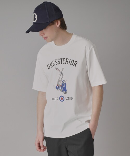 DRESSTERIOR（ドレステリア）の「【接触冷感/抗菌防臭/消臭】ICE CLEAR COTTON ロンドンラビットTシャツ（Tシャツ/カットソー・メンズ・ブラック/ライトブルー/ホワイト/ライトイエロー系・90/91/92/94）」の12枚目の写真