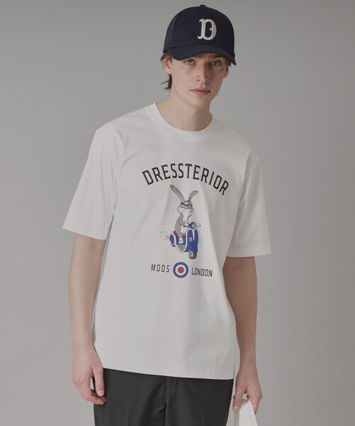 DRESSTERIOR（ドレステリア）の「【接触冷感/抗菌防臭/消臭】ICE CLEAR COTTON ロンドンラビットTシャツ（Tシャツ/カットソー・メンズ・ブラック/ライトブルー/ホワイト/ライトイエロー系・90/91/92/94）」の10枚目の写真