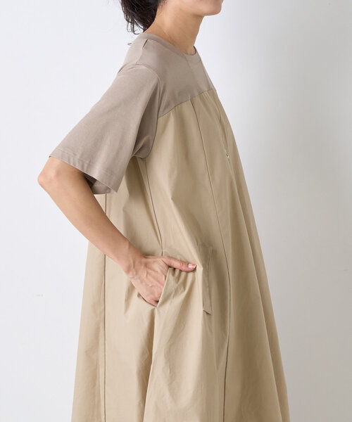 【BEARDSLEY】カットコンビフレアワンピース BEARDSLEY｜カットコンビフレアワンピース | Rakuten Fashion