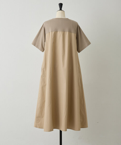 BEARDSLEY カットコンビフレアワンピース ビアズリー BEARDSLEY NEWカットコンビフレアOP （black