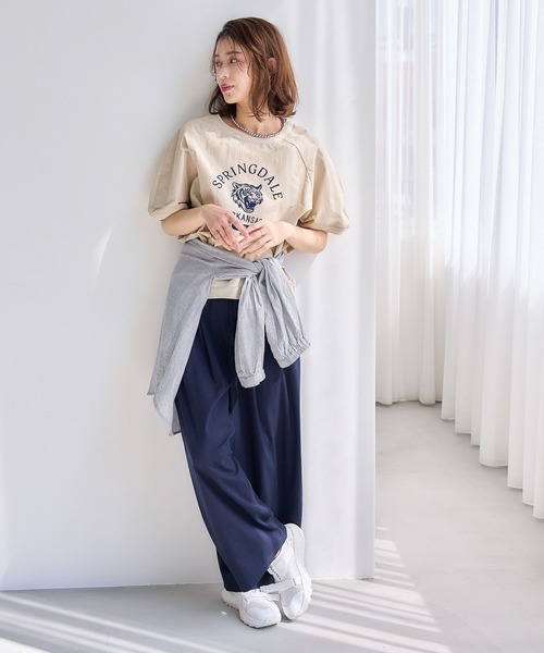 studio CLIP（スタディオクリップ）の「【消臭/抗菌防臭】メッシュベルクロスニーカー（スニーカー・レディース・ブラック/ホワイト・LARGE/MEDIUM）」の7枚目の写真