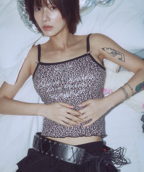 ブラウス シャツ A'GEM/9 × .kom 「NIIER NOR/ニーアノア」 ROSE SLEEVELESS SHIRT/ローズ スリーブノース A'GEM/9 × .kom 『NIIER NOR/ニーアノア』 ROSE SLEEVELESS