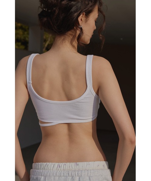 ALEXIA STAM（アリシアスタン）の「Wellness Bust Strap Top /ウェルネスブラトップ（キャミソール・レディース・ベージュ/ピンク/ホワイト/ブラック・L/M/S）」の21枚目の写真