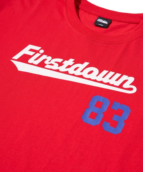 FIRST DOWN(ファーストダウン)の「ショートスリーブ Tシャツ コットンジャージ #2(Tシャツ/カットソー・メンズ・レッド/ホワイト/ブルー・L/M/XL)」の5枚目の写真
