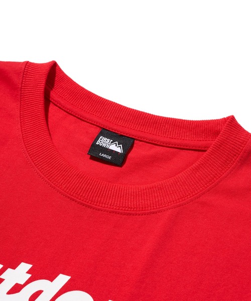 FIRST DOWN(ファーストダウン)の「ショートスリーブ Tシャツ コットンジャージ #2(Tシャツ/カットソー・メンズ・レッド/ホワイト/ブルー・L/M/XL)」の6枚目の写真