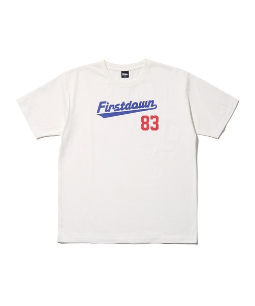 FIRST DOWN(ファーストダウン)の「ショートスリーブ Tシャツ コットンジャージ #2(Tシャツ/カットソー・メンズ・レッド/ホワイト/ブルー・L/M/XL)」の11枚目の写真