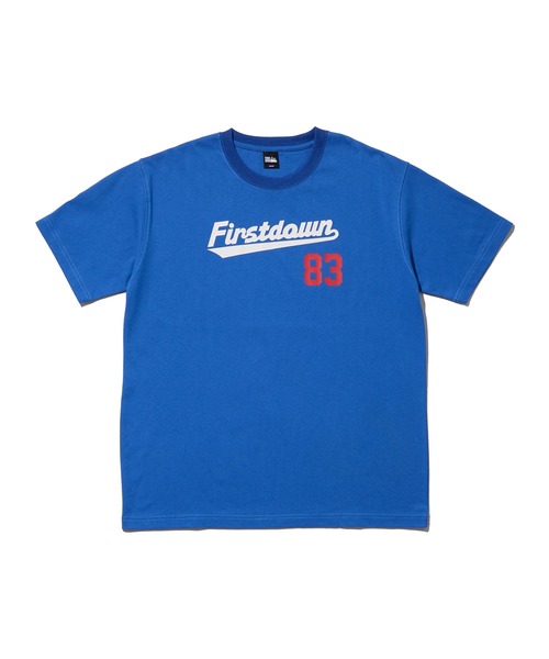 FIRST DOWN(ファーストダウン)の「ショートスリーブ Tシャツ コットンジャージ #2(Tシャツ/カットソー・メンズ・レッド/ホワイト/ブルー・L/M/XL)」の12枚目の写真