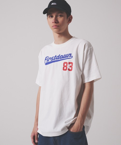 FIRST DOWN(ファーストダウン)の「ショートスリーブ Tシャツ コットンジャージ #2(Tシャツ/カットソー・メンズ・レッド/ホワイト/ブルー・L/M/XL)」の13枚目の写真