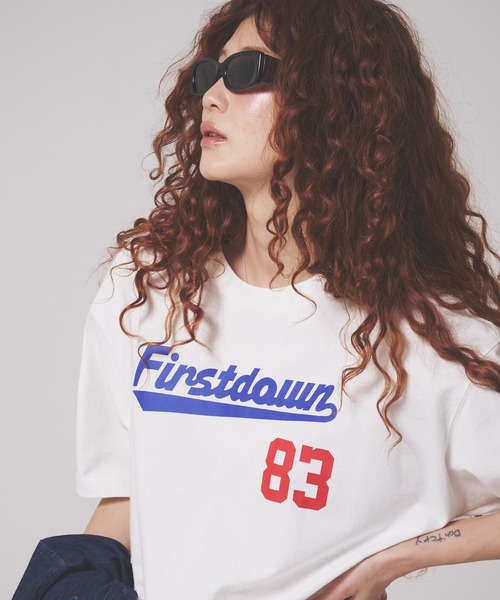 FIRST DOWN(ファーストダウン)の「ショートスリーブ Tシャツ コットンジャージ #2(Tシャツ/カットソー・メンズ・レッド/ホワイト/ブルー・L/M/XL)」の15枚目の写真