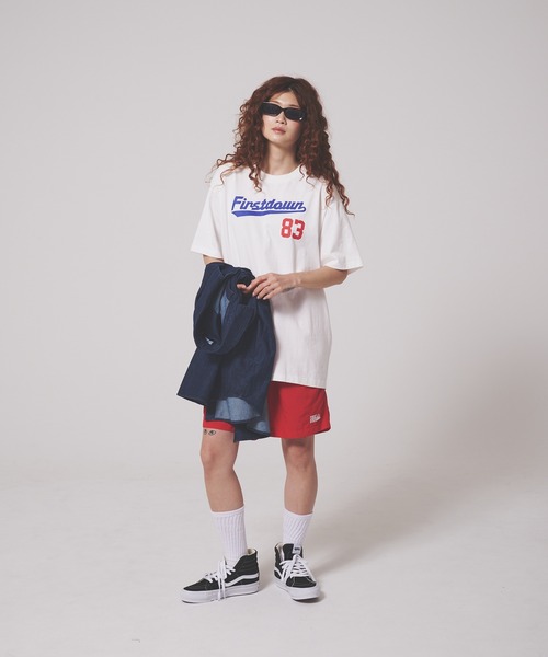 FIRST DOWN(ファーストダウン)の「ショートスリーブ Tシャツ コットンジャージ #2(Tシャツ/カットソー・メンズ・レッド/ホワイト/ブルー・L/M/XL)」の16枚目の写真