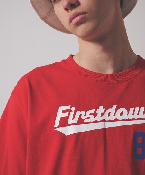 FIRST DOWN(ファーストダウン)の「ショートスリーブ Tシャツ コットンジャージ #2(Tシャツ/カットソー・メンズ・レッド/ホワイト/ブルー・L/M/XL)」の21枚目の写真