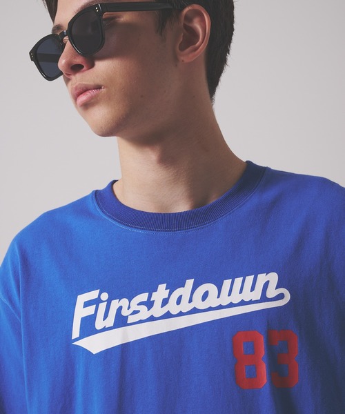 FIRST DOWN(ファーストダウン)の「ショートスリーブ Tシャツ コットンジャージ #2(Tシャツ/カットソー・メンズ・レッド/ホワイト/ブルー・L/M/XL)」の17枚目の写真